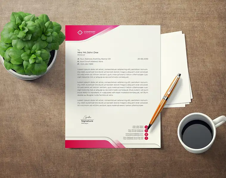 سربرگ A4 دیجیتال