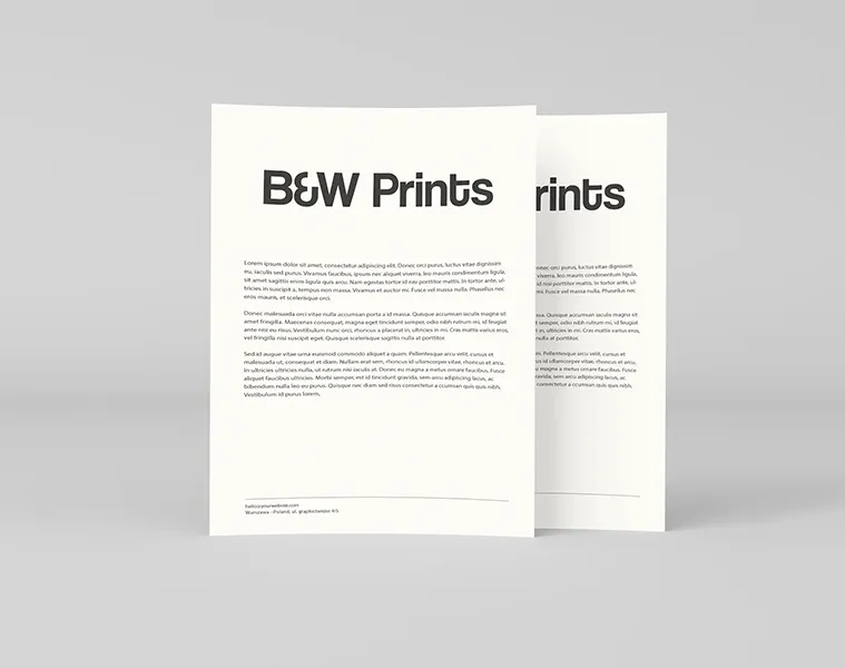 پرینت سیاه سفید