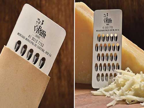 کارت ویزیت رنده برای پنیر فروشی