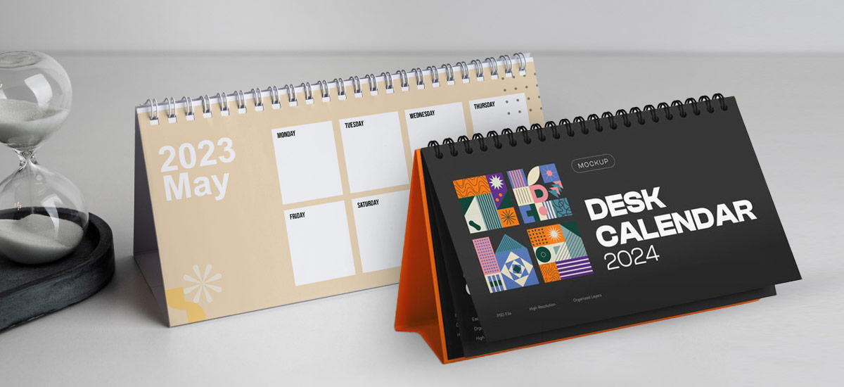 تقویم رومیزی مستطیلی