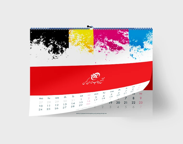 چاپ تقویم دیواری دیجیتال