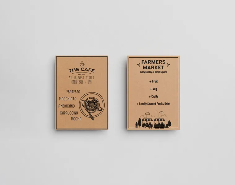 چاپ تراکت کرافت a6